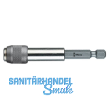WERA Schnellwechsel Bithalter 895/4/1 mit Dauermagnet 1/4"sechskant 77 mm