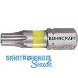 BOHRCRAFT Bit-Einsatz mit Farbring 1/4"sechskant TX 20/25 mm Torx�