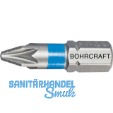 BOHRCRAFT Bit-Einsatz mit Farbring 1/4"sechskant PZ 1 L�nge 25 mm