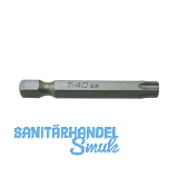 Bit-Einsatz 1/4"sechskant TX 40/L�nge 50 mm Torx�