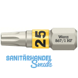 WERA Bit-Einsatz 867/1 HF 1/4" sechskant TX 25/25 mm Torx�