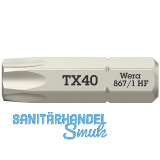 WERA Bit-Einsatz 867/1 HF 1/4" sechskant TX 40/25 mm Torx�