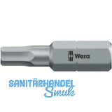 WERA Bit-Einsatz 840/1Z 1/4"sechskant 8.0/25 mm Innensechskant