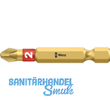 WERA Diamant-Bit-Einsatz 851/4BDC lang 1/4"sechskant PH 2/50 mm Phillips