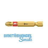 WERA Diamant-Bit-Einsatz 851/4BDC lang 1/4"sechskant PH 3/50 mm Phillips