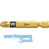 WERA Diamant-Bit-Einsatz 855/4BDC lang 1/4"sechskant PZ 3/50 mm Pozidriv