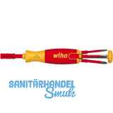 WIHA Bit-Magazinhalter VDE slim Schlitz/Phillips/Plus/Minus 6-teilig