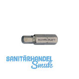 BOHRCRAFT Bit-Einsatz Code 6160 1/4"sechskant 3,0/25 mm Innensechskant