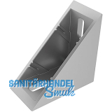 FATH Zinkwinkel 40 x 80 mm pulverbeschichtet alufarbig flach Nut 8