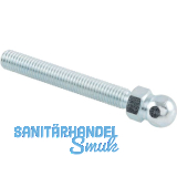 FATH Gewindestange f�r Gelenkstellfu� metrisch Kugel 15 M10 x 45 mm