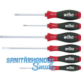 WIHA E-Schraubendreher Set SoftFinisch Schlitz/Phillips 6-teilig