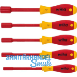 WIHA E-Schraubendreher Set SoftFinisch VDE Au�ensechskant 5-tlg