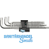 WERA Sechskant Stiftschl�ssel-Satz 3950/9 Hex-Plus Edelstahl Kugelkopf 1.5-10 mm