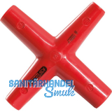 Kreuzschl�ssel Schutzisolierung 10x13x14x17 mm