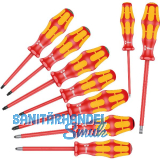 WERA Schraubendreher-Satz Kraftform Plus 160i/162i/167i/9 VDE 9-teilig