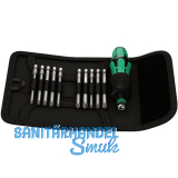 WERA Bit-Satz Kraftform Kompakt 41 in Falttasche 11-teilig