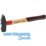 GEDORE Sicherheits Schlosserhammer 600 H Rotband Plus 1000 g Hickory Stiel