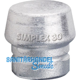 HALDER Schonhammer-Einsatz Kopf � 50 mm Alu