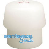 HALDER Schonhammer-Einsatz Kopf � 60 mm Nylon wei�