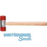 Plastikhammer Kopfdurchmesser 40 mm mit Eschenstiel