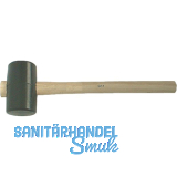 Gummihammer fassf�rmig Gr.2 Kopfdurchmesser 65 x 115 mm mit Eschenstiel