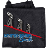 KNIPEX Wasserpumpenzangen-Set Cobra 001955S8, 3-teilig in Rolltasche SW 27-46 mm