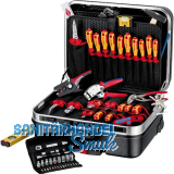 KNIPEX Werkzeugkoffer BIG Basic-Move Elektro 002106, 515x280x430 mm, 68-teilig