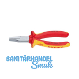 KNIPEX VDE-Flachzange DIN 5745 mit kurzen, flachen Backen L�nge 160 mm