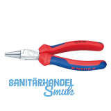 KNIPEX Rundzange DIN 5745 mit kurzen, runden Backen 2K-Griff L�nge 160 mm