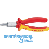 KNIPEX VDE-Rundzange DIN 5745 mit kurzen, runden Backen L�nge 160 mm