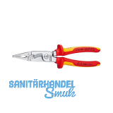 KNIPEX Elektro-Installationszange VDE mit 6 Funktionen L�nge 200 mm