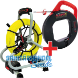 RUNPOTEC Kabeleinziehger�t Set RUNPO5 + Glasfaserstab 60m