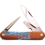 Kabelmesser klappbar dreiteilig Klinge, Schaber und Schraubendreher