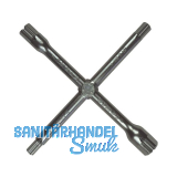 Sanit�r-Kreuzschl�ssel 13 Funktionen