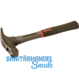 PEDDINGHAUS Sicherheits-Lattenhammer schwarz 600 g Glasfaserstiel, Nagelhalter