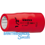 KNIPEX Steckschl�ssel-Einsatz isoliert 9847, 1/2" mit 12-kant, SW 5/8"