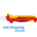 KNIPEX Kabelmesser VDE 985503 Hakenklinge f. Rundkabel Klingenl�nge 28mm L=170mm