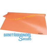 KNIPEX VDE Gummi-Abdecktuch 9867, Abmessung 500 x 500 x 1 mm, orange