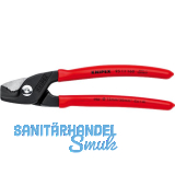 KNIPEX StepCut Kabelschere Type 9511 L�nge 160 mm f�r Kabeldurchmesser 15 mm