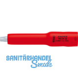 KNIPEX Steckschl�ssel-Einsatz isoliert 9829, 3/8" f�r TX45, L�nge 117 mm