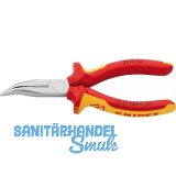 KNIPEX VDE-Langschnabelzange DIN 5745 gebogen L�nge 160 mm