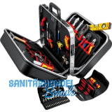 KNIPEX Elektro-Werkzeugkoffer BIG Twin 002142, 63-teilig, ABS-Kunststoff schwarz