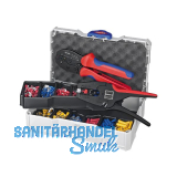 KNIPEX Crimpsortiment Kabelverbinder im Systainer + Crimpzange + Abisolierzange