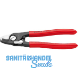 KNIPEX Kabelschere 9541 m. Abisolierfunktion Kabel 15 mm/50 mm� KS-Griff L=165mm
