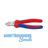 KNIPEX Abisolier-Seitenschneider 2-K Griff verchromt L�nge 160 mm