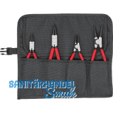 KNIPEX Sicherungsringzangen-Set 4-teilig 001956V01 in Rolltasche schwarz