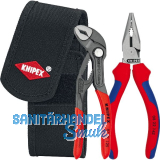 KNIPEX Mini-Zangenset 002072V06 in G�rteltasche 2-teilig Wapu- +Spitz-Kombizange