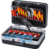 KNIPEX Elektro-Werkzeugkoffer 002120, 20-teilig, ABS-Kunststoff schwarz