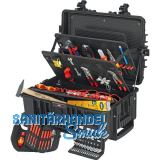 KNIPEX Elektro-Werkzeugkoffer Robust45 002137, 63-teilig, Kunststoff schwarz