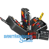 KNIPEX Elektro-Werkzeugkoffer BIG Twin-Move 002141, 63-teilig, ABS schwarz